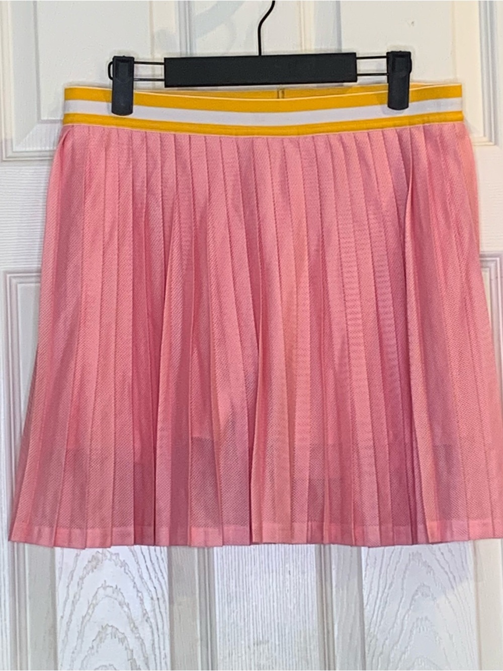 J Crew Factory Mesh Pleated Active Skort Size Medium Pink